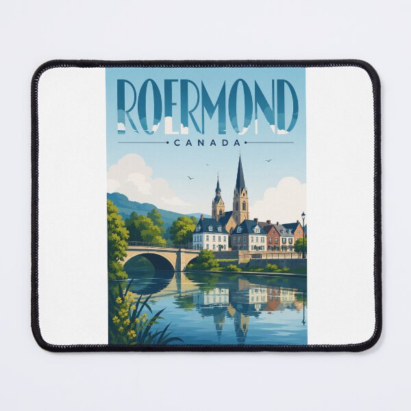Item preview, Roermond Limburg Historic Cathedral and Riverfront designed and sold by Aryabek.