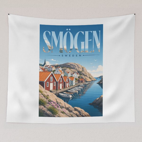 Item preview, Smögen Sweden Bohuslän Harbour and Granite Coast designed and sold by Aryabek.