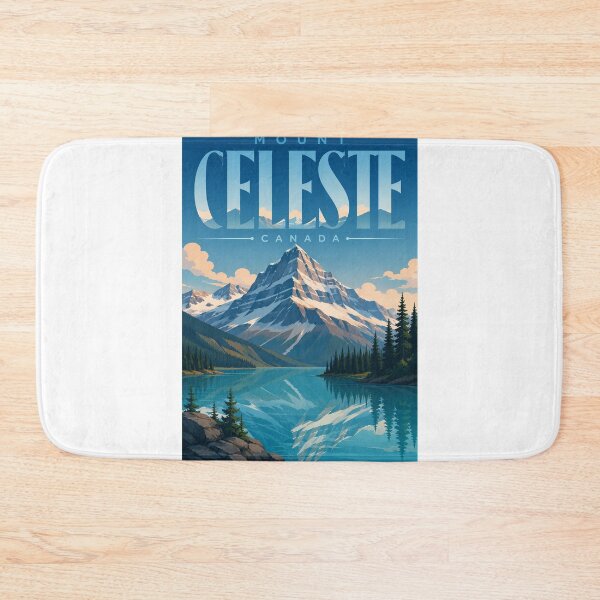 Item preview, Mount Celeste British Columbia Canada Alpine Peak and Glacier Lake designed and sold by Aryabek.