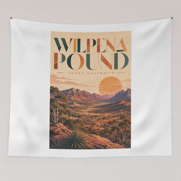 Item preview, Wilpena Pound Flinders Ranges South Australia Outback Landscape designed and sold by Aryabek.