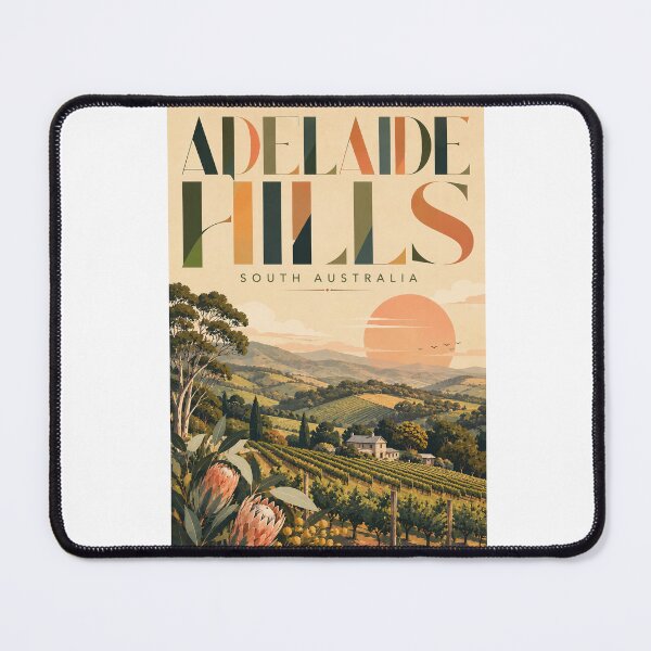Item preview, Adelaide Hills South Australia Vineyards and Mount Lofty Region designed and sold by Aryabek.