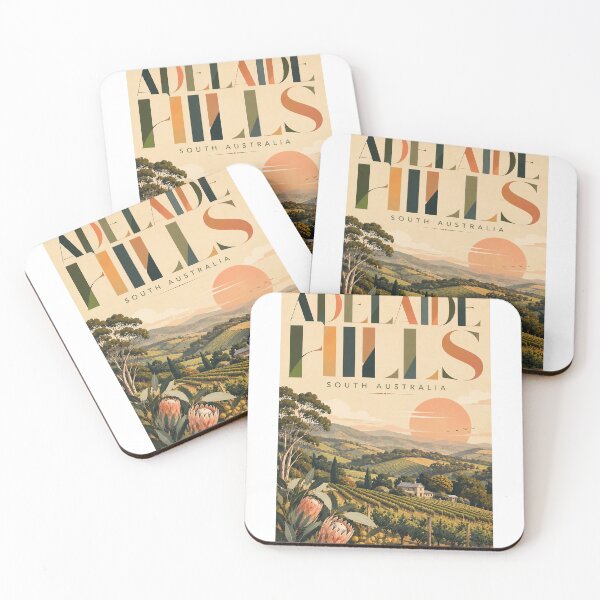 Item preview, Adelaide Hills South Australia Vineyards and Mount Lofty Region designed and sold by Aryabek.