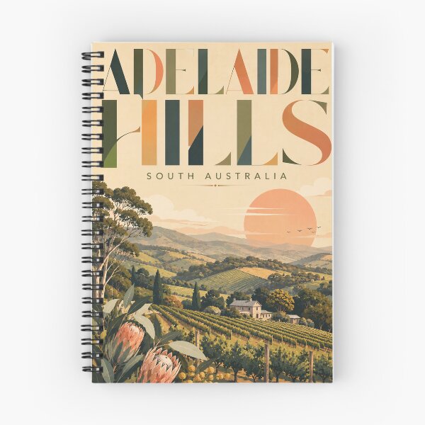 Item preview, Adelaide Hills South Australia Vineyards and Mount Lofty Region designed and sold by Aryabek.