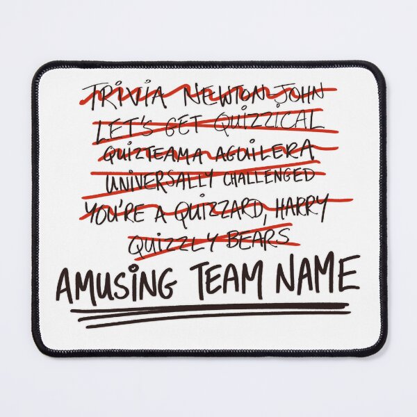 Item preview, Amusing Team Name designed and sold by DoubleThreat.