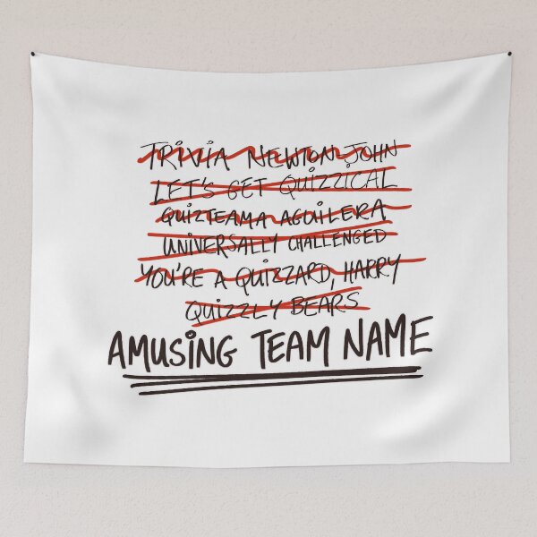 Item preview, Amusing Team Name designed and sold by DoubleThreat.