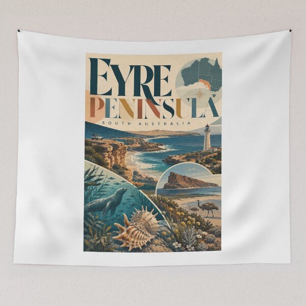 Item preview, Eyre Peninsula South Australia Coastal Wildlife and Lighthouse designed and sold by Aryabek.