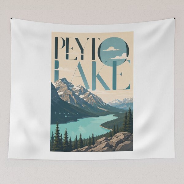 Item preview, Peyto Lake Turquoise Waters in Banff National Park Alberta Canada designed and sold by Aryabek.