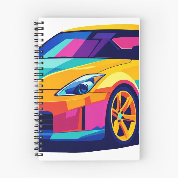 Item preview, 350Z Block Art – Pop‑Color Performance Coupe designed and sold by Automotive Art by Greg.