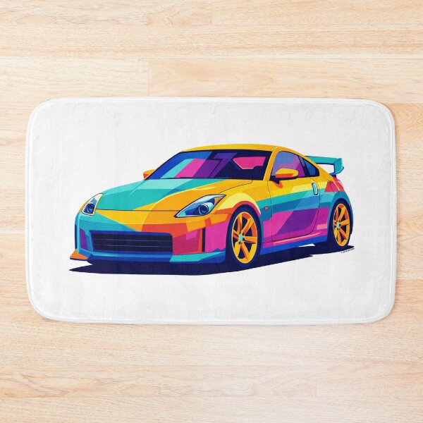 Item preview, 350Z Block Art – Pop‑Color Performance Coupe designed and sold by Automotive Art by Greg.