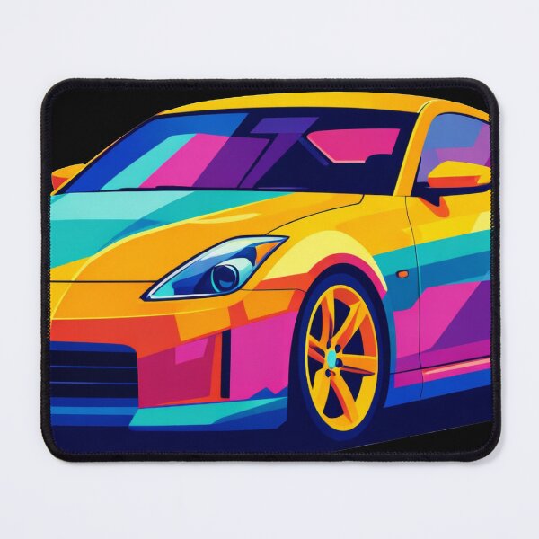 Item preview, 350Z Block Art – Pop‑Color Performance Coupe designed and sold by Automotive Art by Greg.