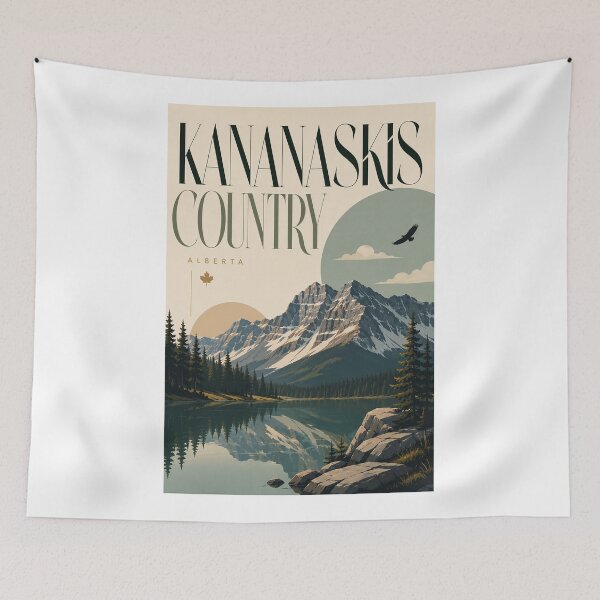 Item preview, Kananaskis Country Rocky Mountain Landscape in Alberta Canada designed and sold by Aryabek.