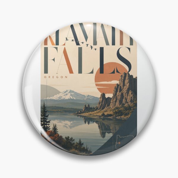 Item preview, Klamath Falls and Upper Klamath Lake Scenic Oregon Landscape designed and sold by Aryabek.
