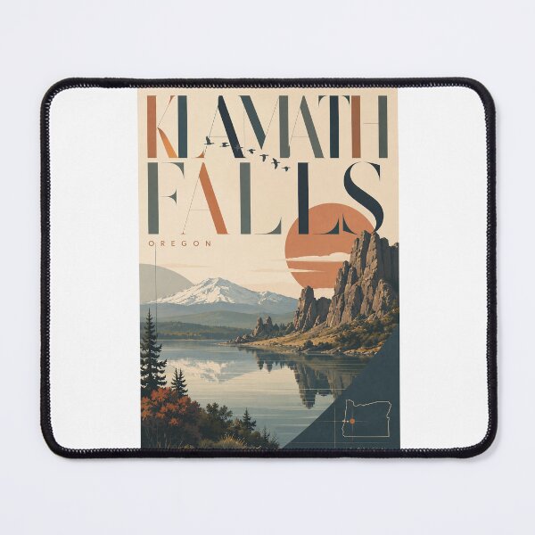 Item preview, Klamath Falls and Upper Klamath Lake Scenic Oregon Landscape designed and sold by Aryabek.