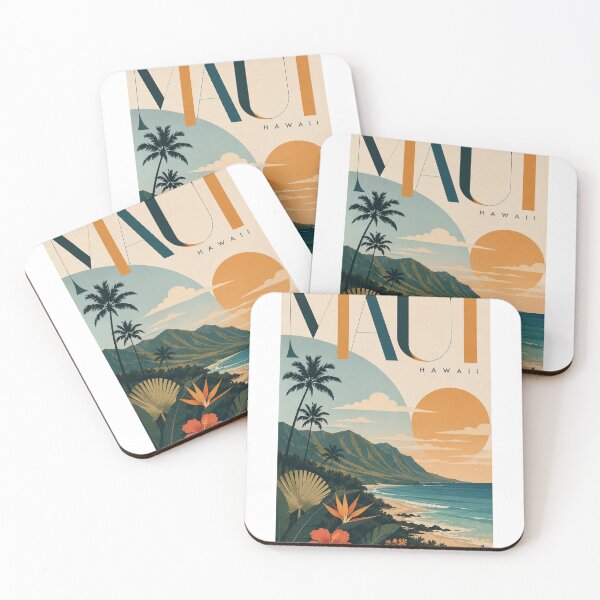 Item preview, Maui Coastal Paradise with West Maui Mountains Hawaii designed and sold by Aryabek.