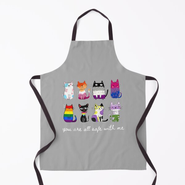 Item preview, You are All Safe with Me Cute Cat Pride Month LGBT Support designed and sold by ArleneRowe.