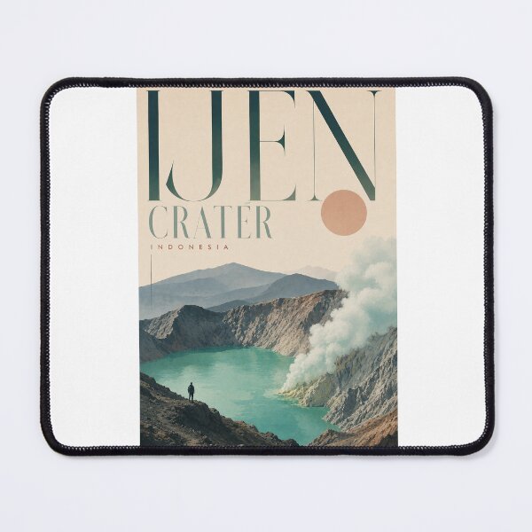 Item preview, Ijen Crater Sulfur Lake and Volcanic Landscape East Java Indonesia designed and sold by Aryabek.
