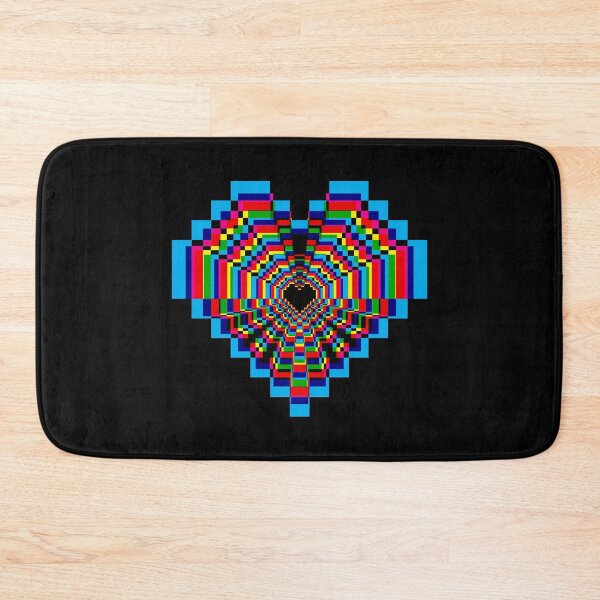 Item preview, Dark Pixel Heart - CMYK designed and sold by animinimal.