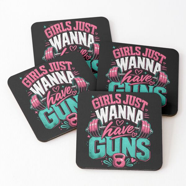Item preview, Girls Just Wanna Have Guns Weightlifting Humor designed and sold by Victor Shadehorn.