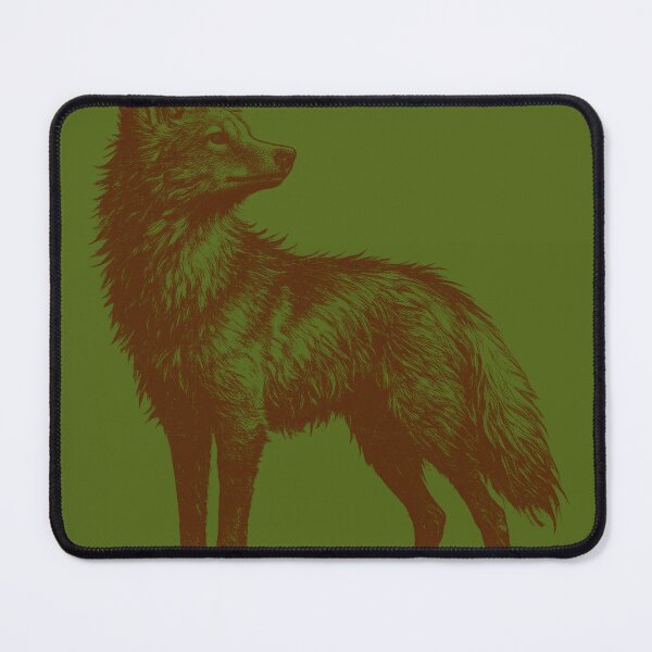 Item preview, Brazilian Maned Wolf Vintage Engraving Illustration designed and sold by Za-He-Arts.
