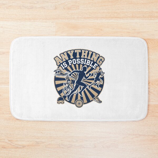Item preview, Anything Is Possible – Retro Triathlon Vintage Sports Design designed and sold by Triathlongram.