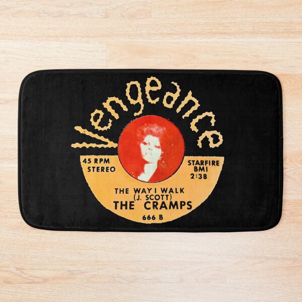 Item preview, The Cramps The Way I Walk 45 Label with Poison Ivy Rorschach 1978  designed and sold by YuckyCat.