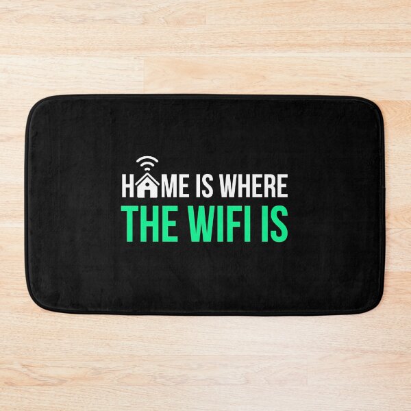 Item preview, Home Is Where The Wifi Is Funny Homebody T-Shirt Tech Humor Gift Introvert Tee designed and sold by TongTang.