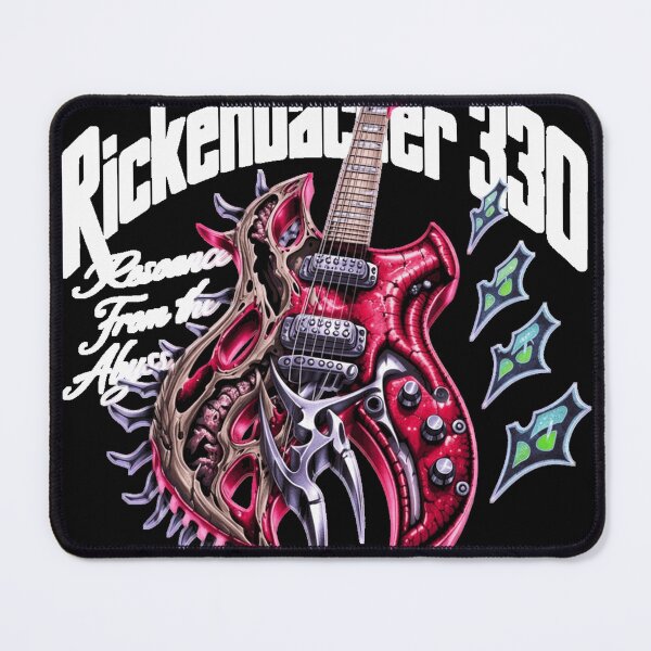 Item preview, Biomechanical 330 Electric Guitar with Spikes and Alien Rock Music Design designed and sold by RafeTindall86.