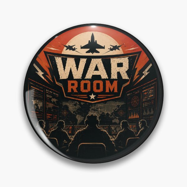 Item preview, War Room Command Center Strategic Operations Military Badge designed and sold by Abidel.