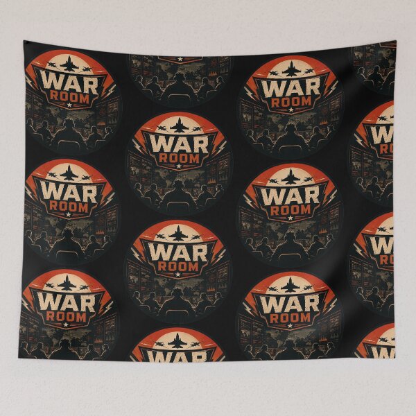 Item preview, War Room Command Center Strategic Operations Military Badge designed and sold by Abidel.