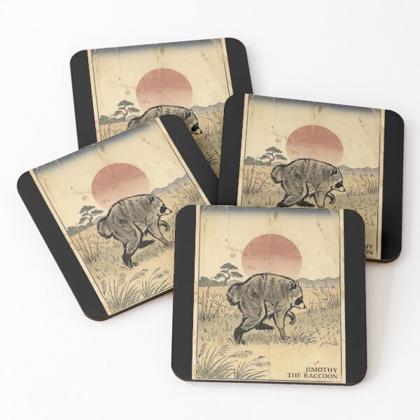 Item preview, Jimothy The Raccoon Japanese Style designed and sold by oliviamaer.
