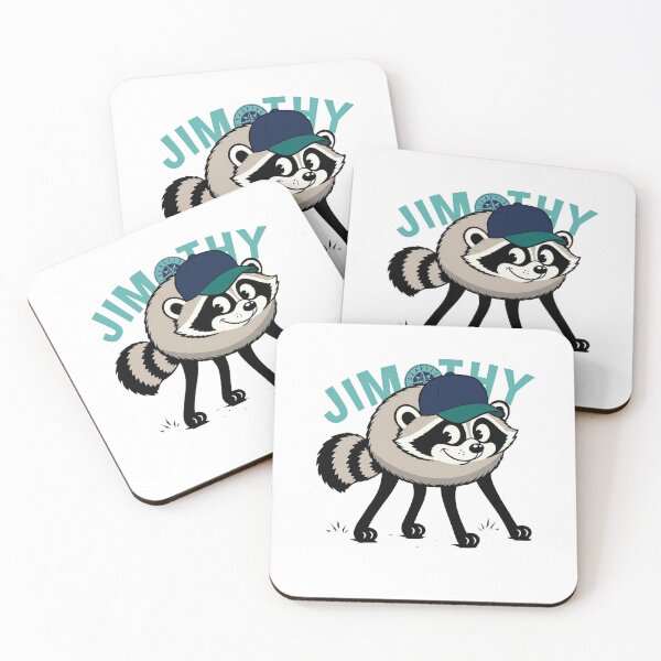 Item preview, Jimothy Raccoon Seattle Baseball designed and sold by oliviamaer.