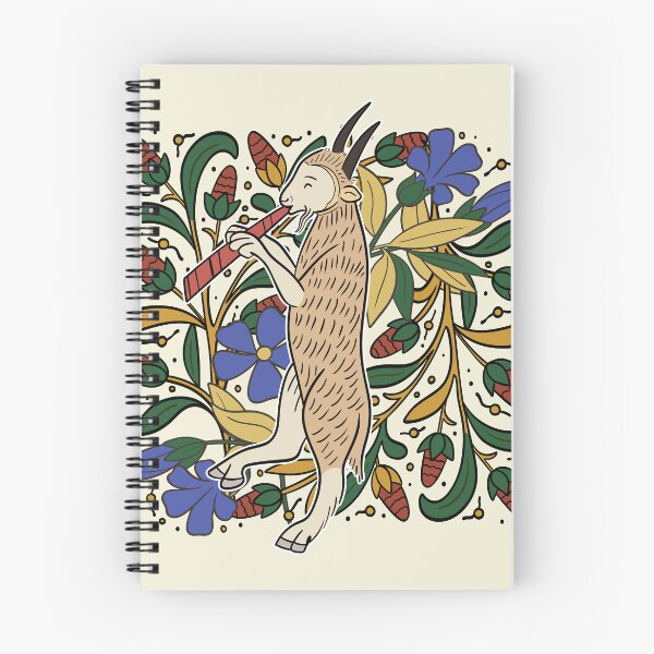 Item preview, Medieval Fantasy Goat Illustration Design designed and sold by MariOyama.