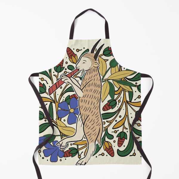 Item preview, Medieval Fantasy Goat Illustration Design designed and sold by MariOyama.