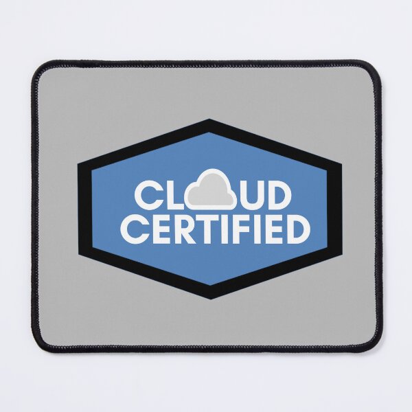 Item preview, Cloud Certified Badge Design | Microsoft Azure colors | Stickers, T-Shirts, Mugs, Backpacks, Pins, Notebooks & More designed and sold by I am Certified.