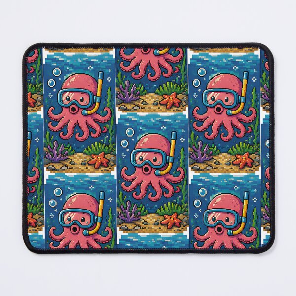 Item preview, Pixel Octopus Diver designed and sold by MouhamedAdel95.