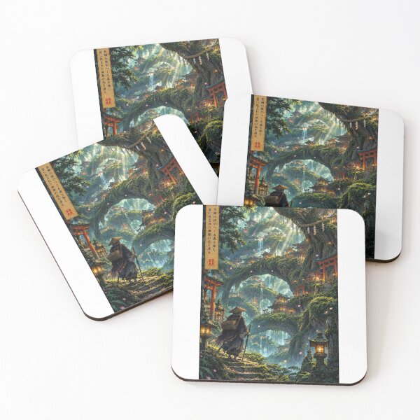 Item preview, The Arches of the Sacred Roots – Arte Japonés Ukiyo-e designed and sold by Substance_life.