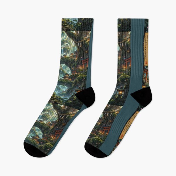 Item preview, The Arches of the Sacred Roots – Arte Japonés Ukiyo-e designed and sold by Substance_life.