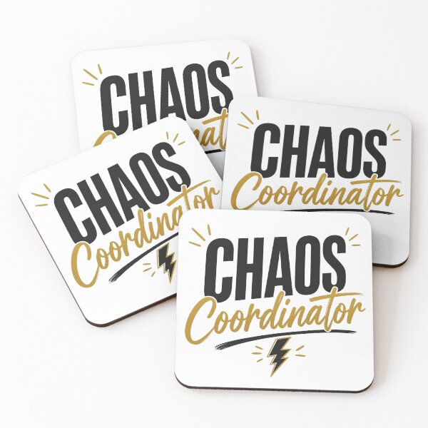 Item preview, Chaos Coordinator - Funny Relatable Parenting & Work T-Shirt and stickers  designed and sold by Aliplus+.