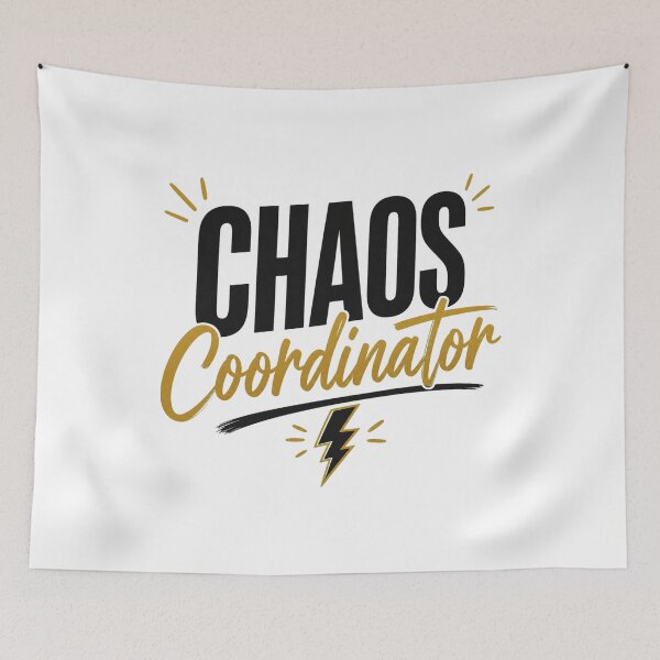 Item preview, Chaos Coordinator - Funny Relatable Parenting & Work T-Shirt and stickers  designed and sold by Aliplus+.