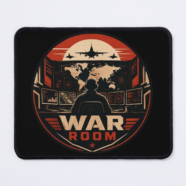 Item preview, War Room Mission Control Strategic Operations Military Command Graphic designed and sold by Abidel.
