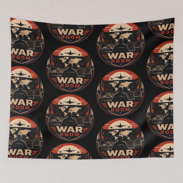 Item preview, War Room Mission Control Strategic Operations Military Command Graphic designed and sold by Abidel.