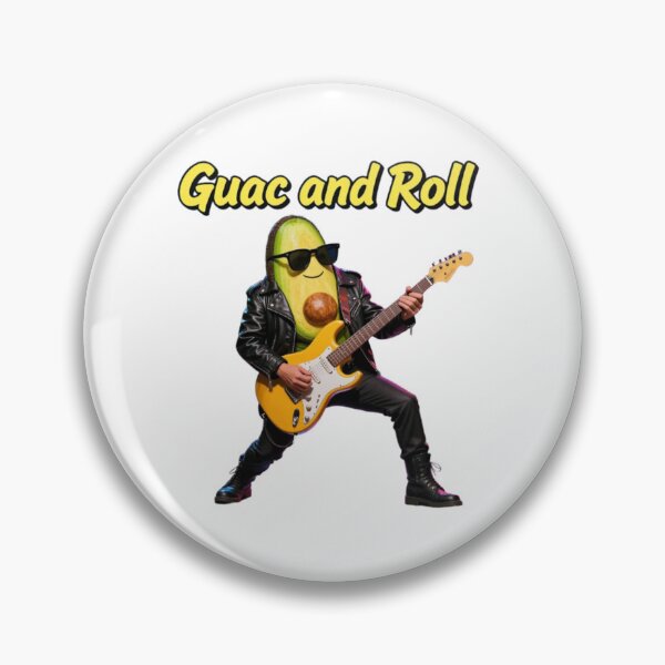 Item preview, Guac and Roll: Rockstar Avocado designed and sold by refreshings.