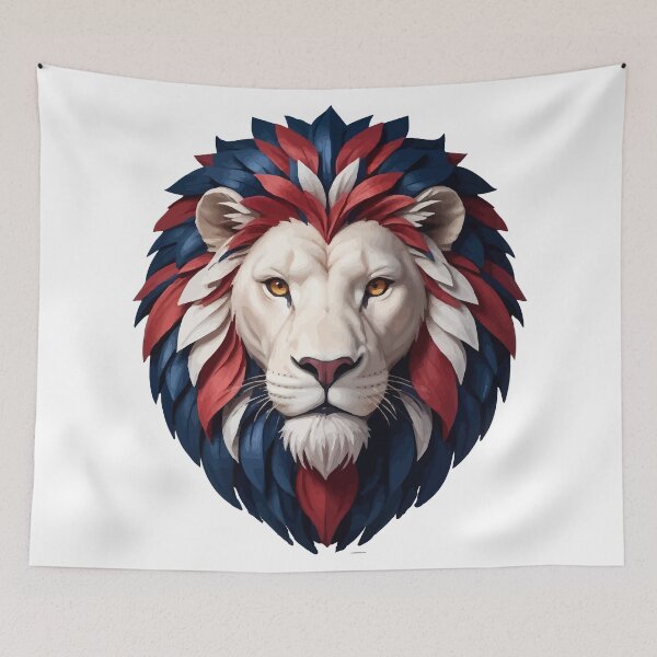 Item preview, King. Lion tricolor art designed and sold by Grypis.