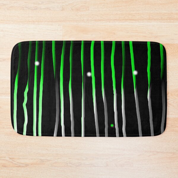 Item preview, Black, White and Green Vertical Stripe Organic Pattern | Dark Minimal Alt Aesthetic | Dark Feminine Y2K Aesthetic designed and sold by dfly-creations.