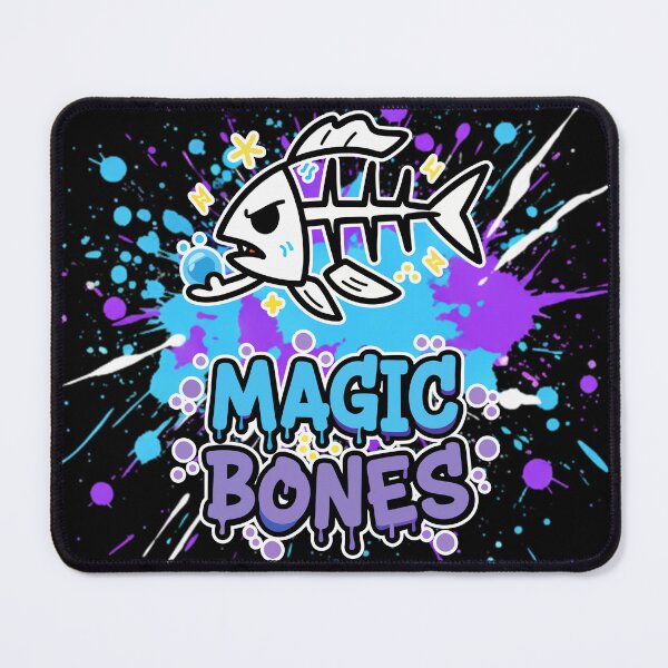 Item preview, Magic Bones Fish Skeleton Cartoon designed and sold by Taridesign.