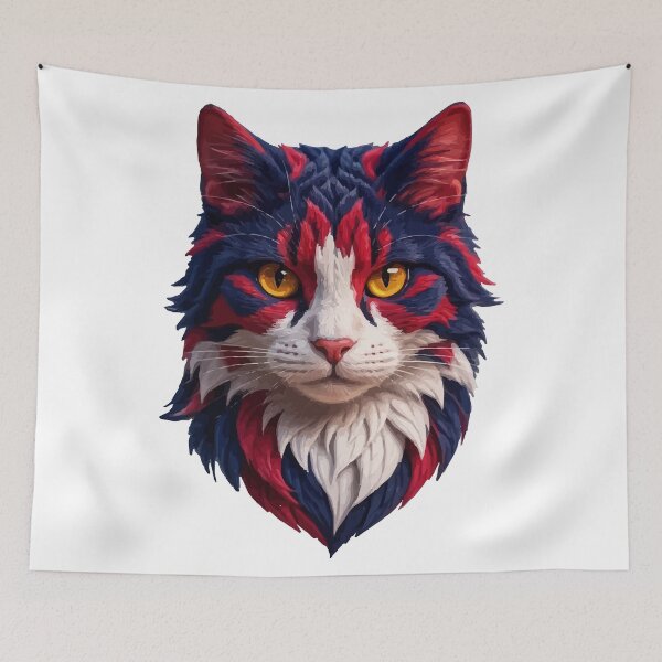 Item preview, Cat tricolor art designed and sold by Grypis.