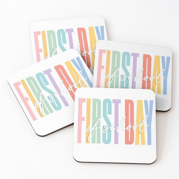 Item preview, Pastel First Day of School Typography designed and sold by KireVeronica.