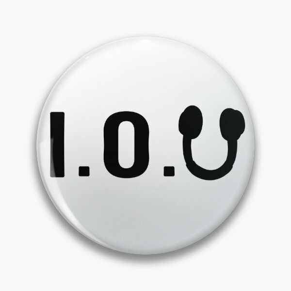 Item preview, Hyperpop underscores U album IOU inspired laptop sticker designed and sold by Superstrtopia.