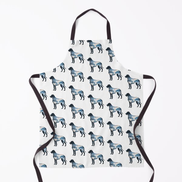 Item preview, Irish Wolfhound Double Exposure Winter Mountain Landscape Silhouette designed and sold by TheAnimalZ00.
