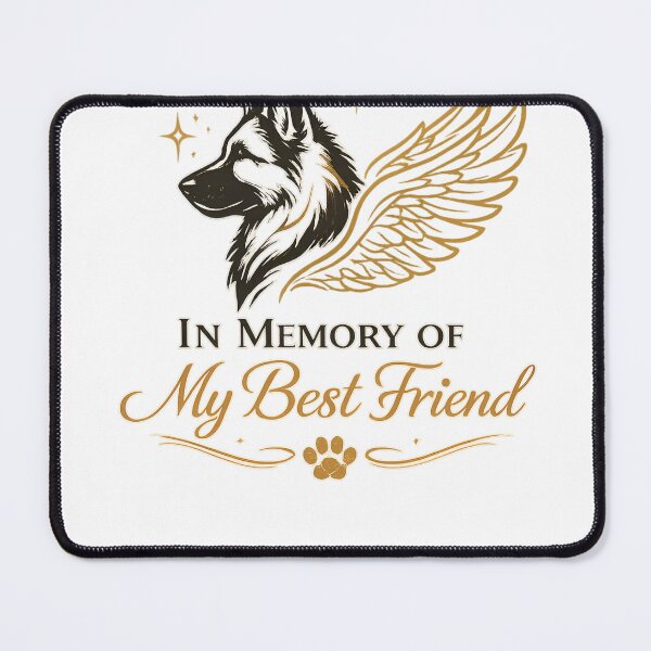 Item preview, In Memory Of My Best Friend German Shepherd Angel designed and sold by KnrNazimTHRE4DS.